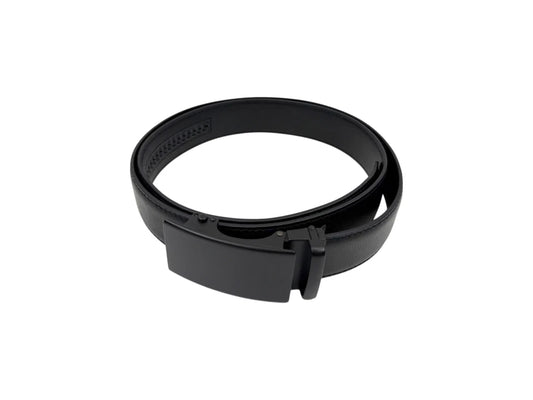 BOSTANTEN Herren Ledergürtel mit Automatikschließe – Schwarz – 115 cm ( W32-38 )