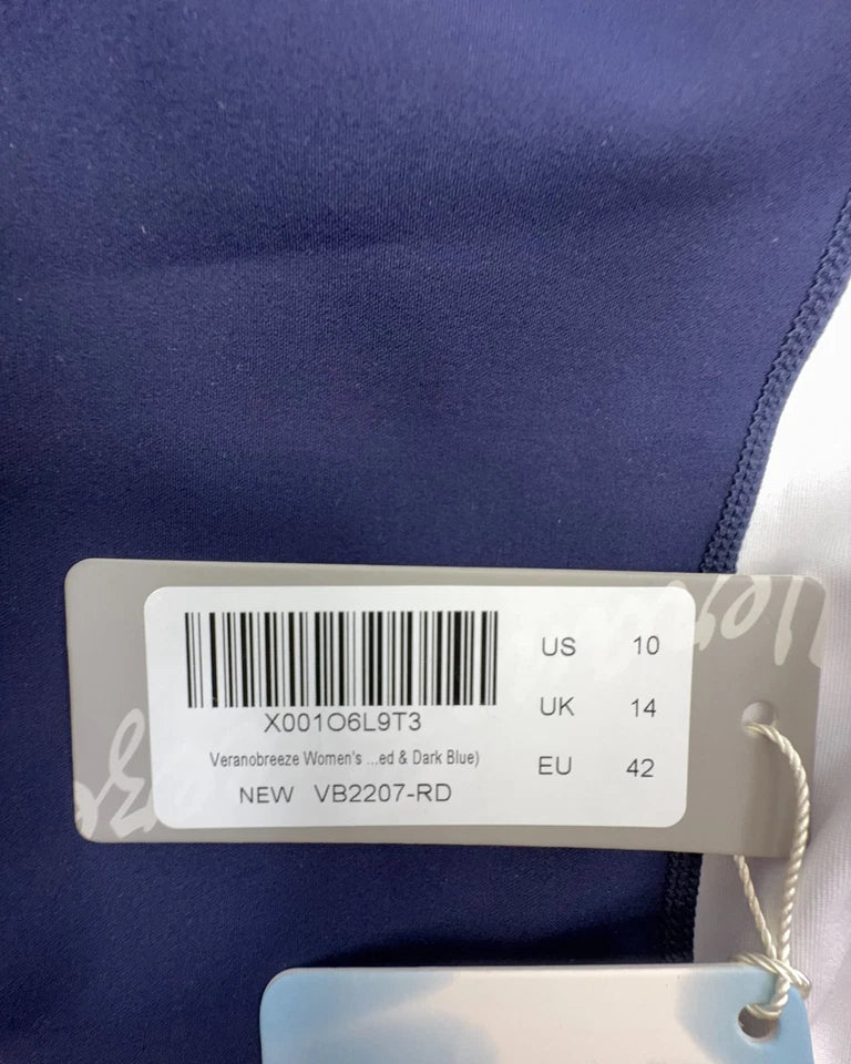 Badeanzug Sportlich Gr. 42 Bademode Schwimmanzug Dunkelblau Einteiler