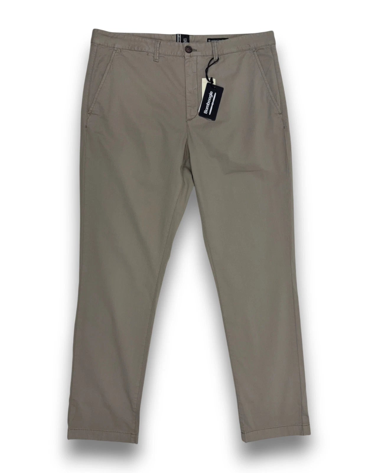 Bomboogie Herren Hose Chino in Desert Sage Gr. 36 Baumwolle Stretch