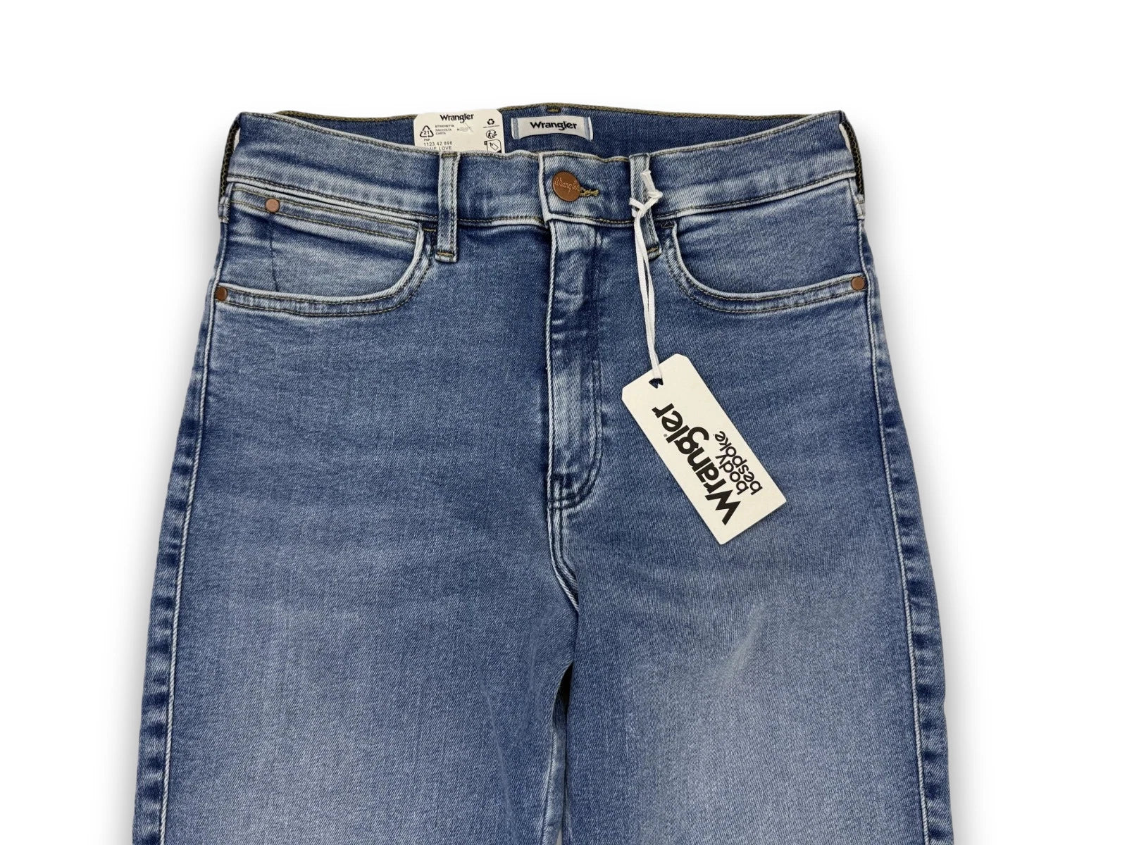 Wrangler Damen HIGH Rise Skinny Jeans Blue Love Strechy Gr. W30-L32 Hose