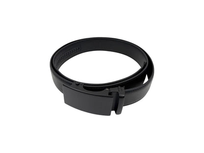 BOSTANTEN Herren Ledergürtel mit Automatikschließe – Schwarz – 115 cm ( W32-38 )