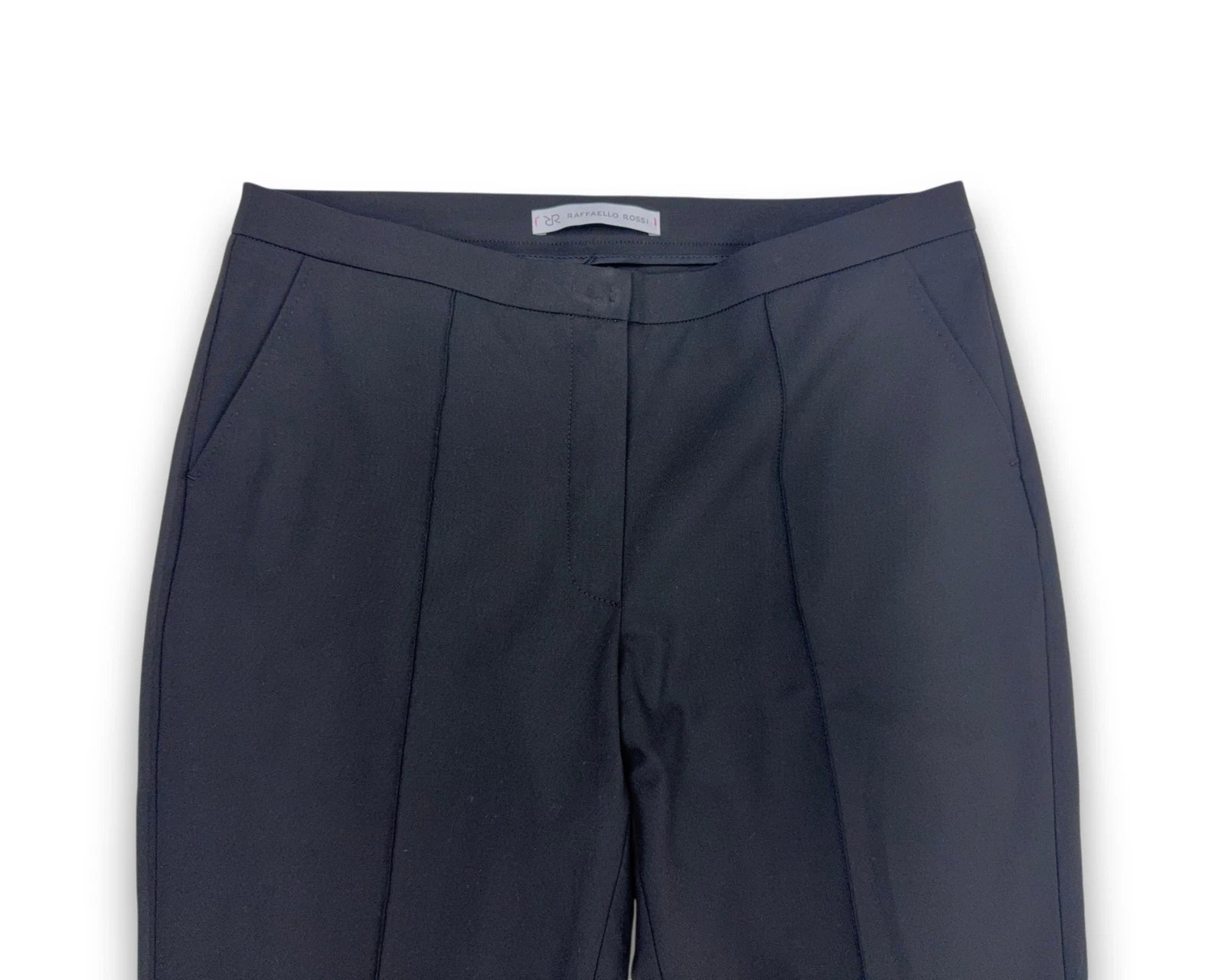 Raffaello Rossi DORO Damen Flared Stoffhose Schwarz Gr. 42 Hose