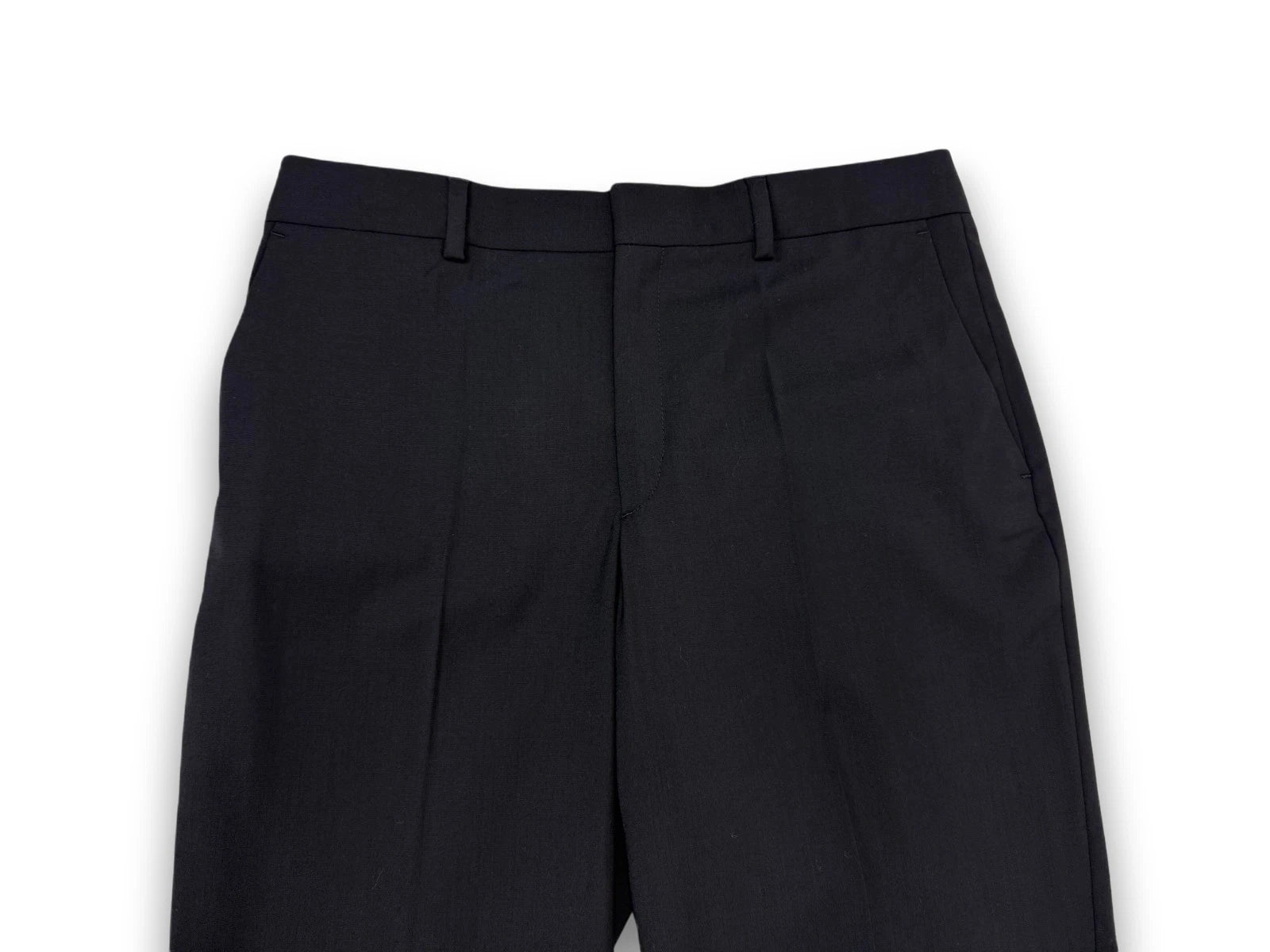 Filippa K Damen 7/8 Hose Emma Cropped aus Wolle schwarz elegant hoher Leib Gr. S