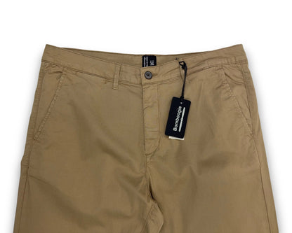 Bomboogie Herren Hose Chino Beige Gr. 36 Baumwolle Stretch B-Ware
