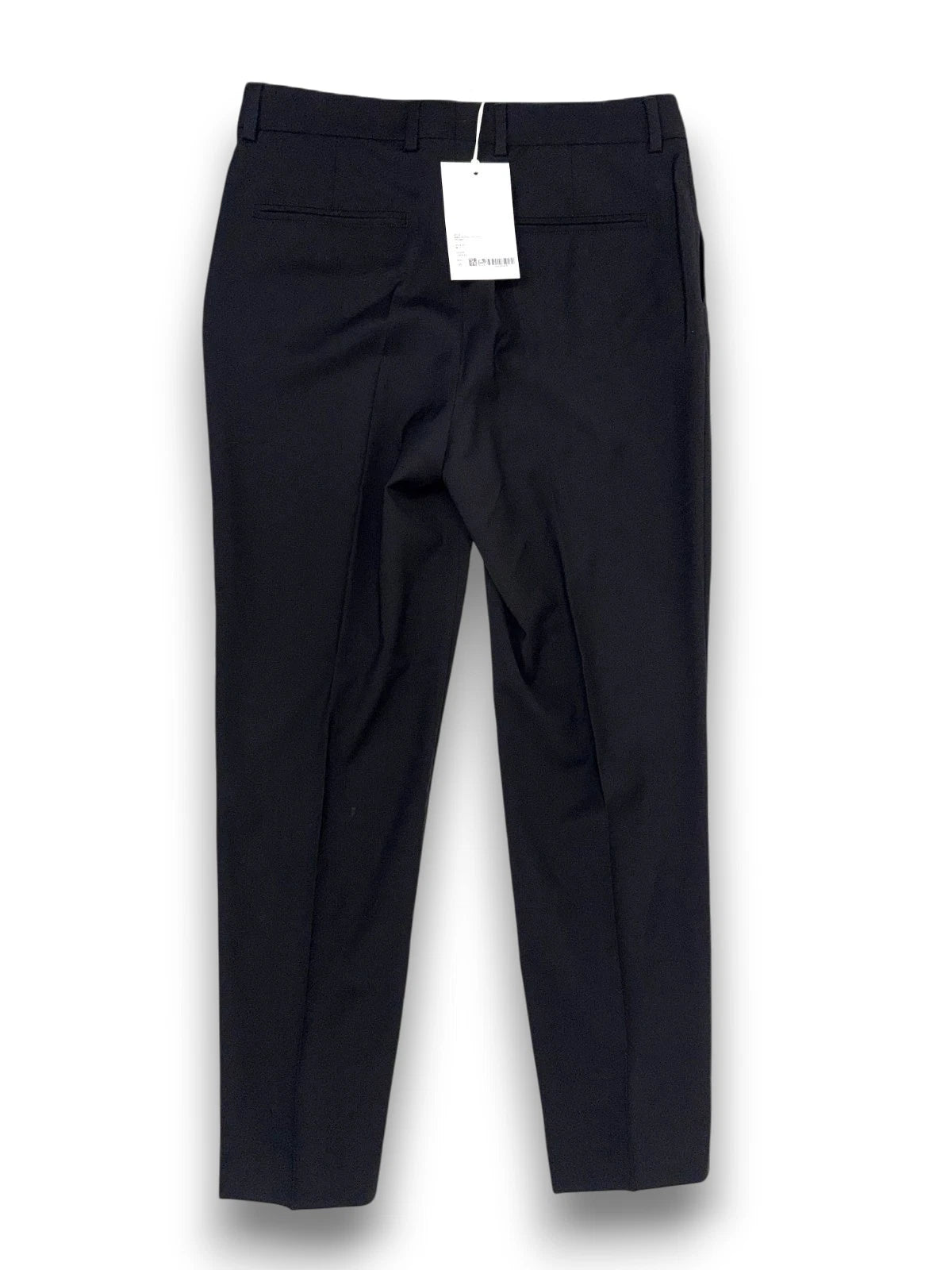 Filippa K Damen 7/8 Hose Emma Cropped aus Wolle schwarz elegant hoher Leib Gr. S