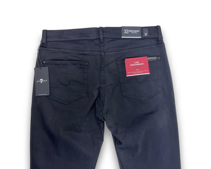 7 For All Mankind Herren Hose "Luxe Performance Plus" – Schwarz – Größe 33