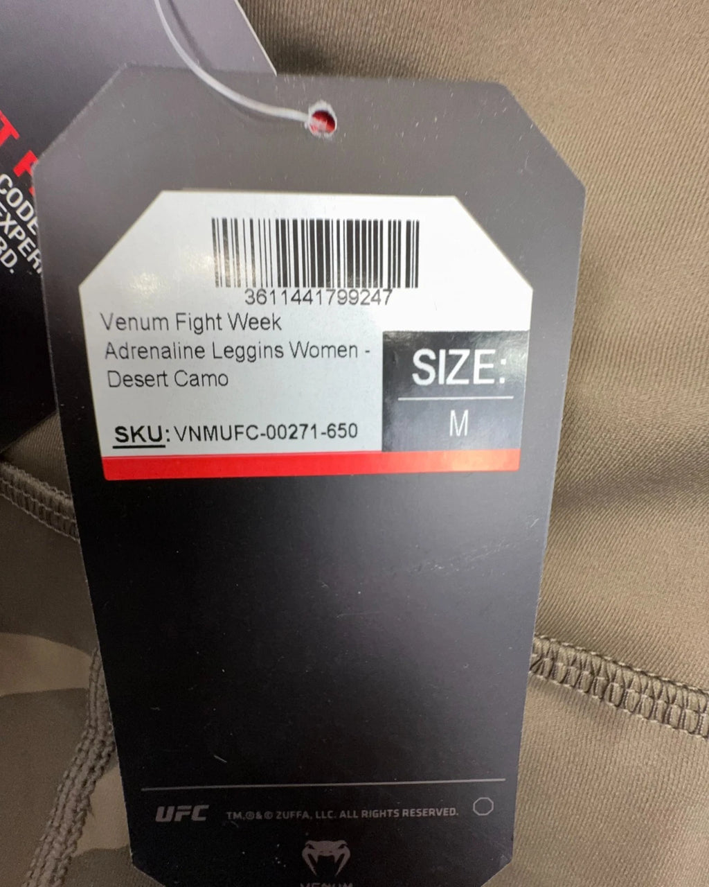 Venum x UFC Adrenaline Fight Week Damen Leggings Desert Camo Gr. M