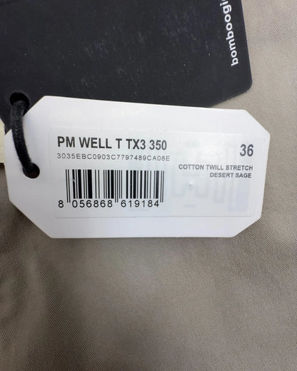 Bomboogie Herren Hose Chino in Desert Sage Gr. 36 Baumwolle Stretch