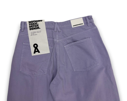 ARMEDANGELS Damen Barrel Leg High Waist Jeans – Lavender Light – Größe W31/L32