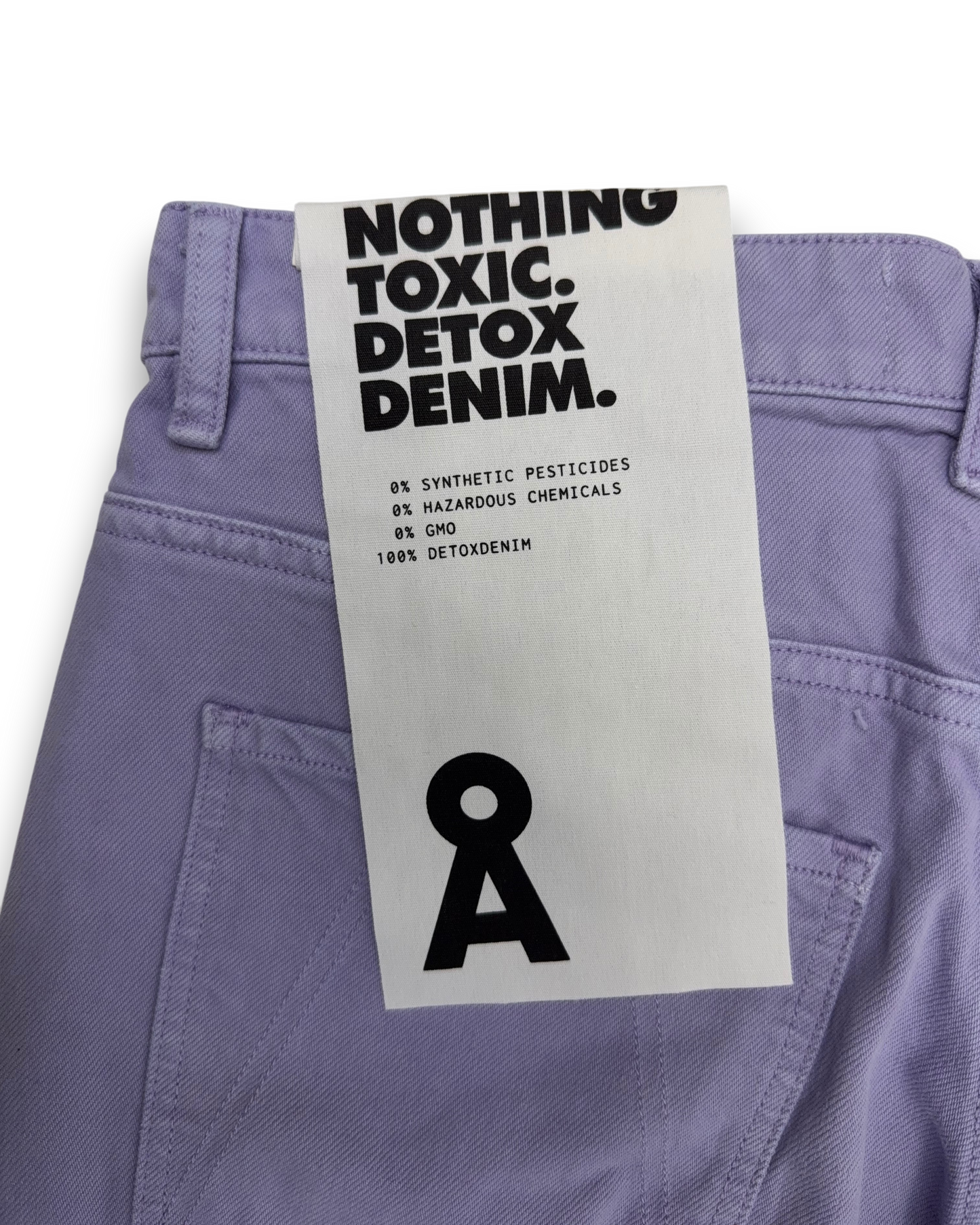 ARMEDANGELS Damen Barrel Leg High Waist Jeans – Lavender Light – Größe W31/L32