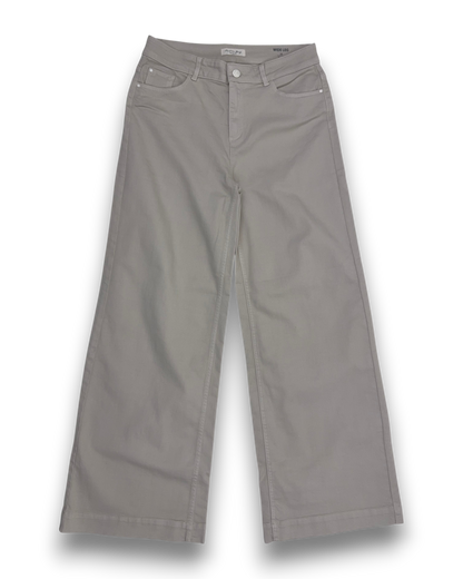 Christian Berg Damen Wide Leg Jeans – Beige – Größe 38 - Hose mit weitem Bein