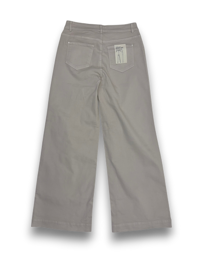 Christian Berg Damen Wide Leg Jeans – Beige – Größe 38 - Hose mit weitem Bein